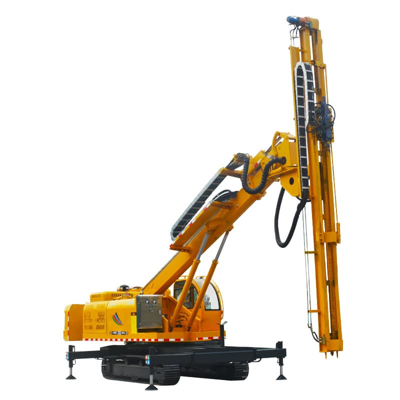 Single-arm tunnel drilling rig crawler tunnel 360° rotary drilling machine mountain foundation pit support anchor drilling machine 5