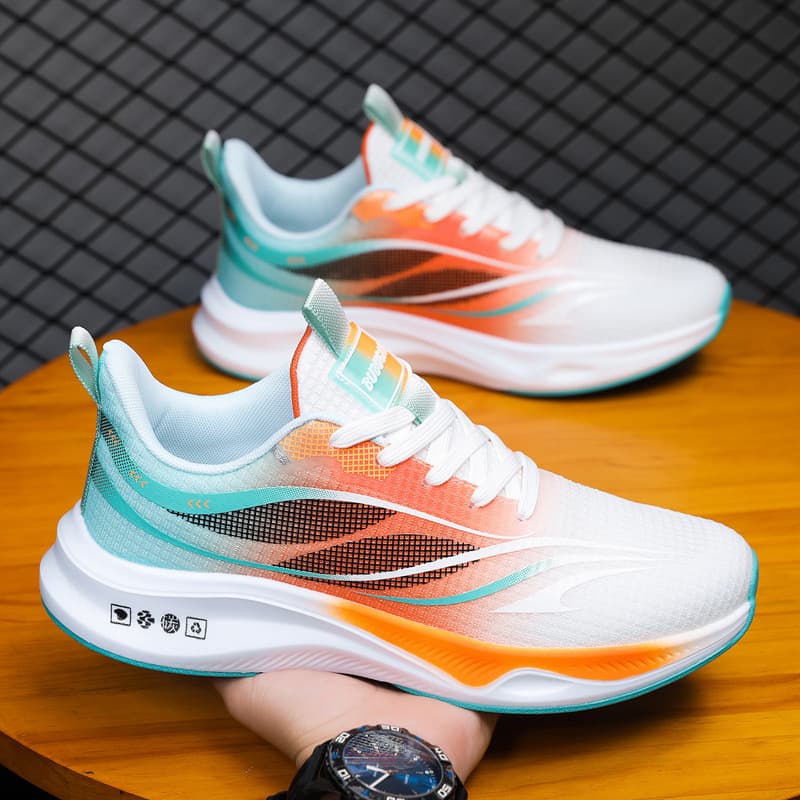 2026 New Spring and Summer Sports Shoes for Men and Women Couples Lightweight Shock-absorbing Shoes for High School Entrance Examination and College Entrance Examination Students Running Thickened Wom 2