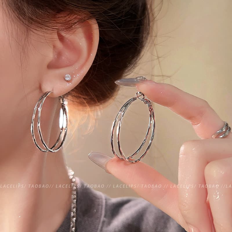 Small design earrings, 2026 years, city style 5