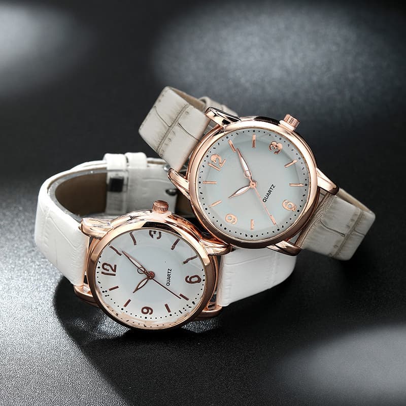 Two-color dial, quartz watches, belt, swiss watch, high-quality style 2