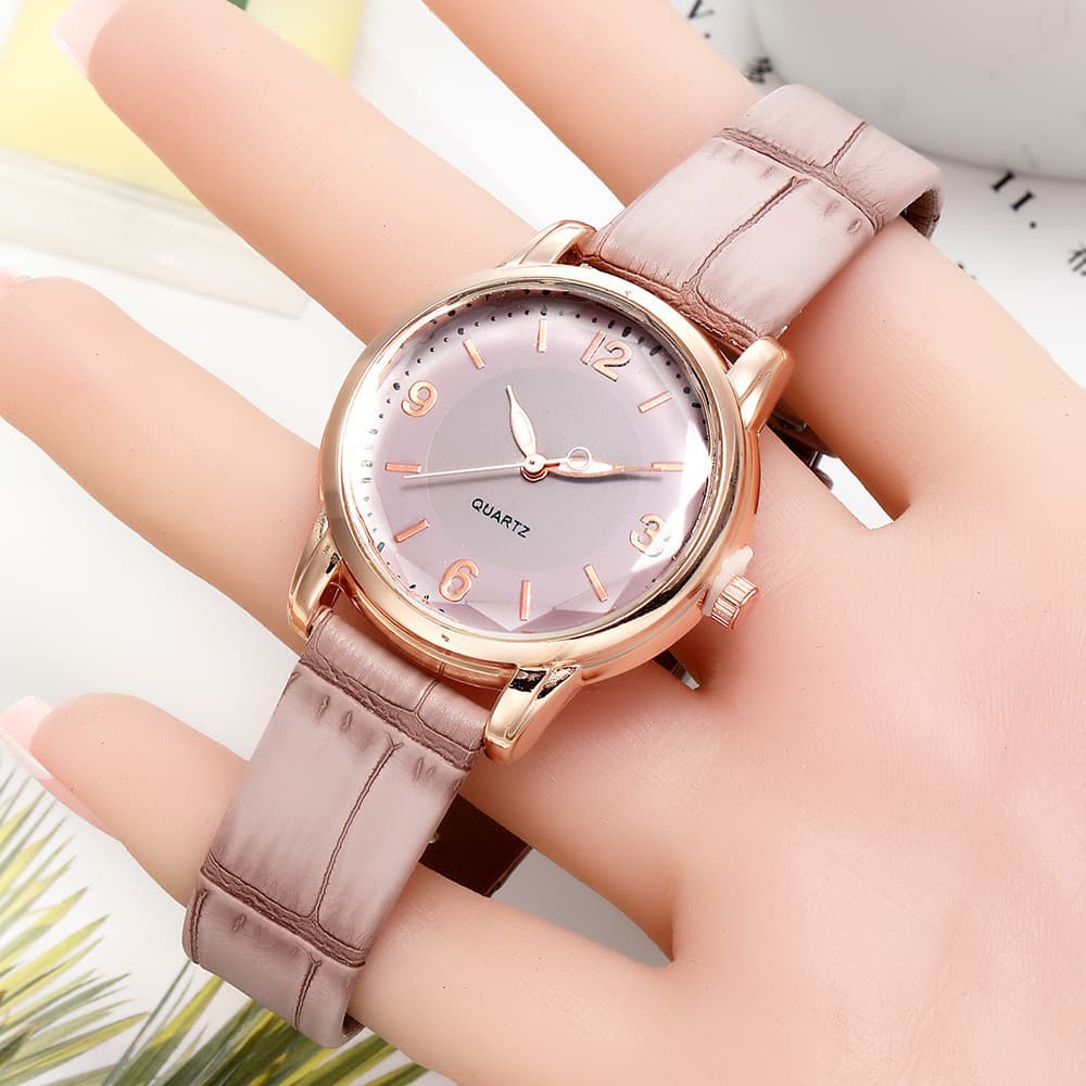 Two-color dial, quartz watches, belt, swiss watch, high-quality style 4