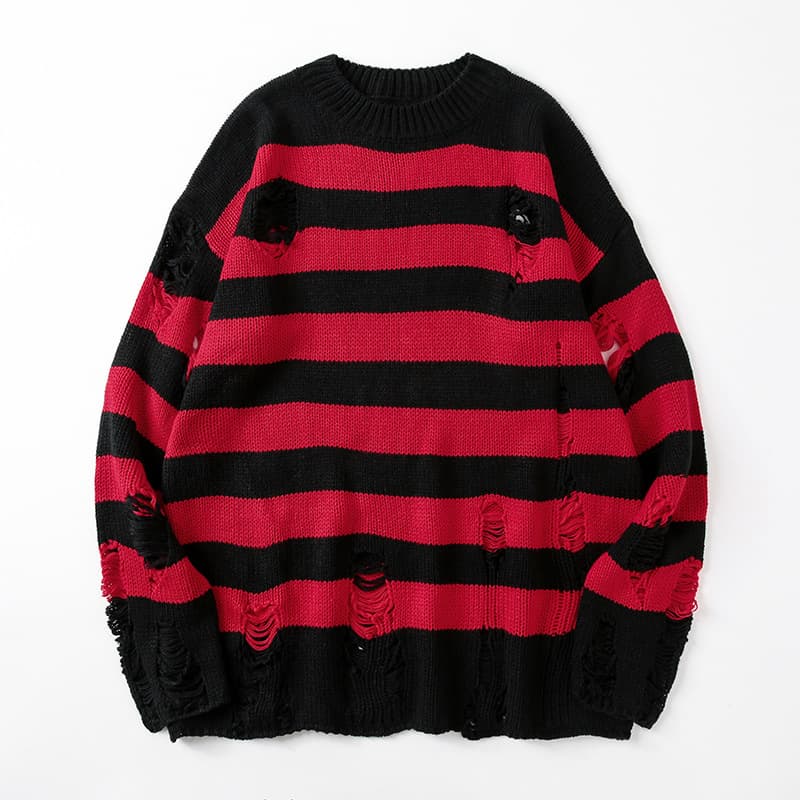(Cross-border trading), woolen Japanese knitted sweater with a round collar, for beloved, loose fit 2