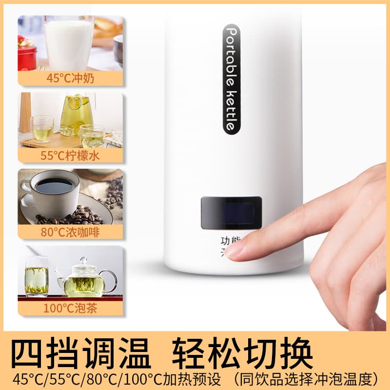 Handheld teapot for traveling for home use, small thermos, tea cup, Birthday gift 2
