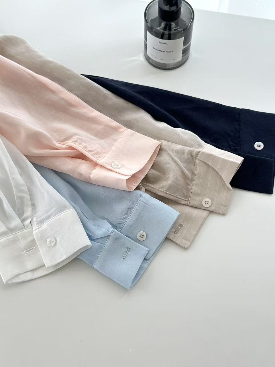 Spring summer shirt, light and thin cardigan for leisure, french style 5