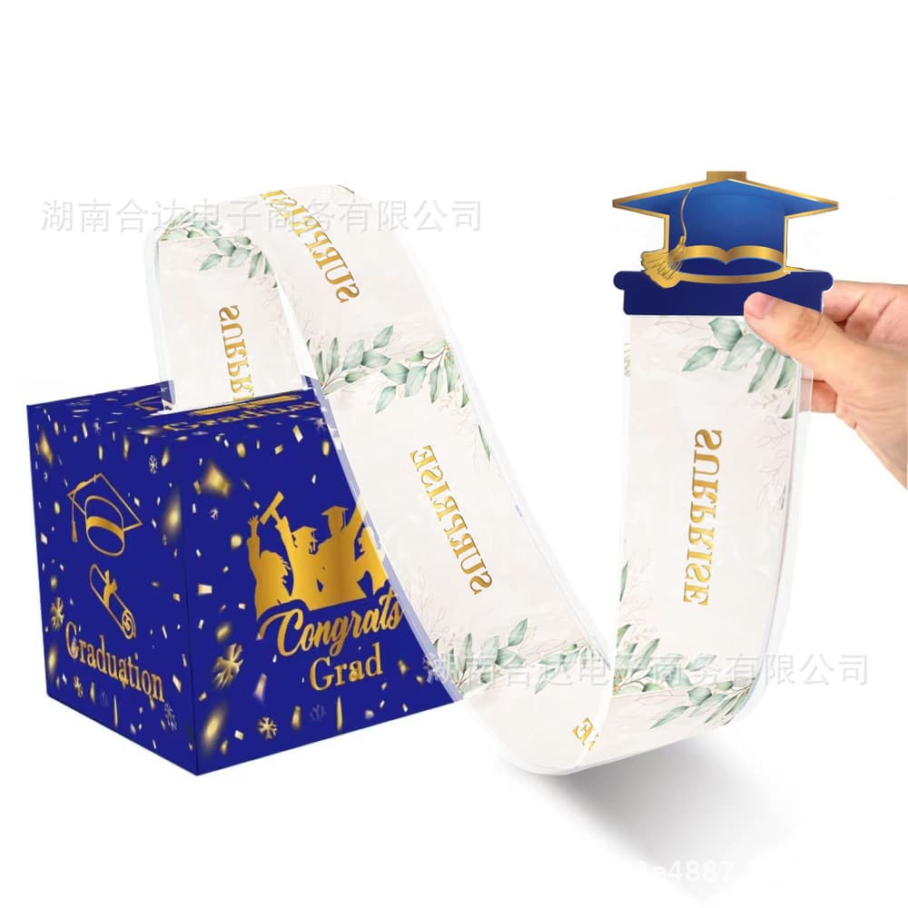 42pcs Graduation Theme Party Surprise Box Graduation Season Decoration Photo Props Money Drawing Card Box 4