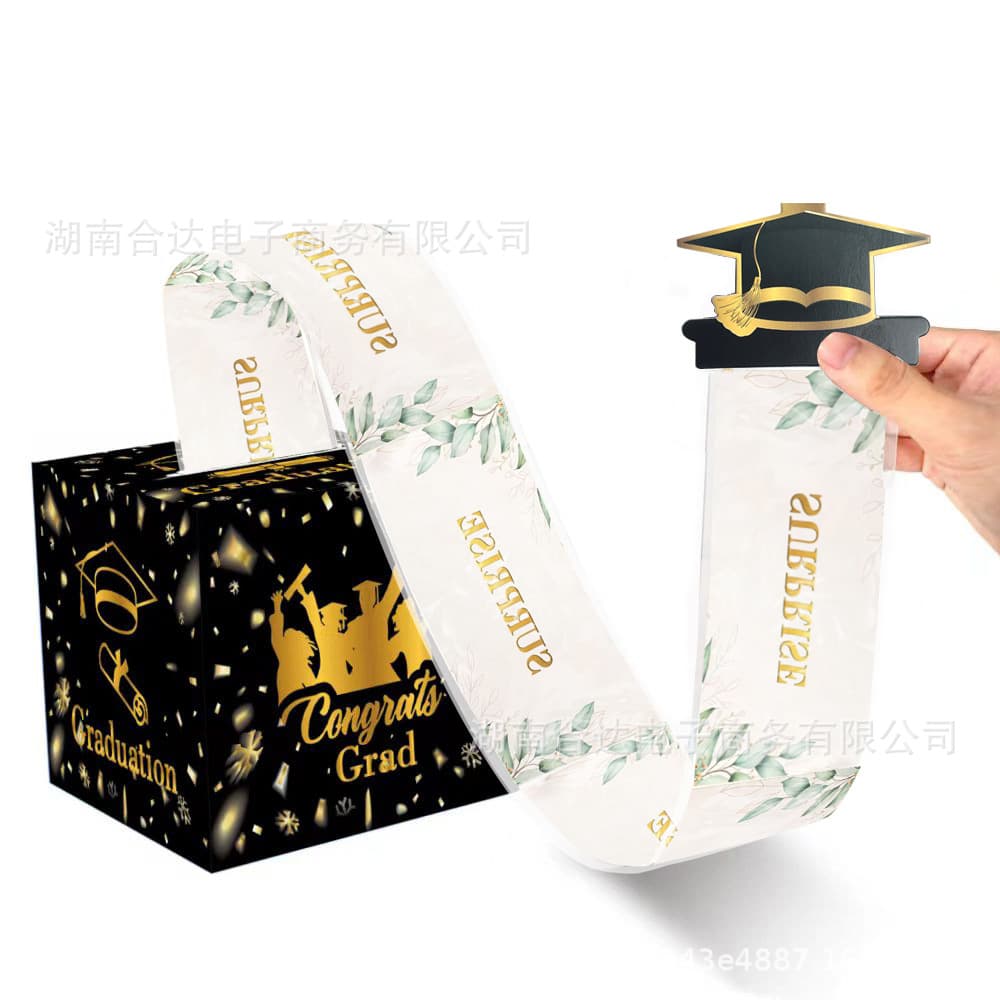 42pcs Graduation Theme Party Surprise Box Graduation Season Decoration Photo Props Money Drawing Card Box 1