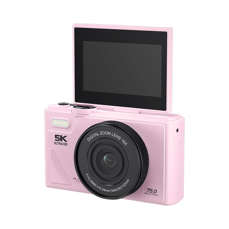 Cross-border foreign trade retro 5k micro single digital camera 3-inch flip screen student selfie home ccd camera manufacturer 5