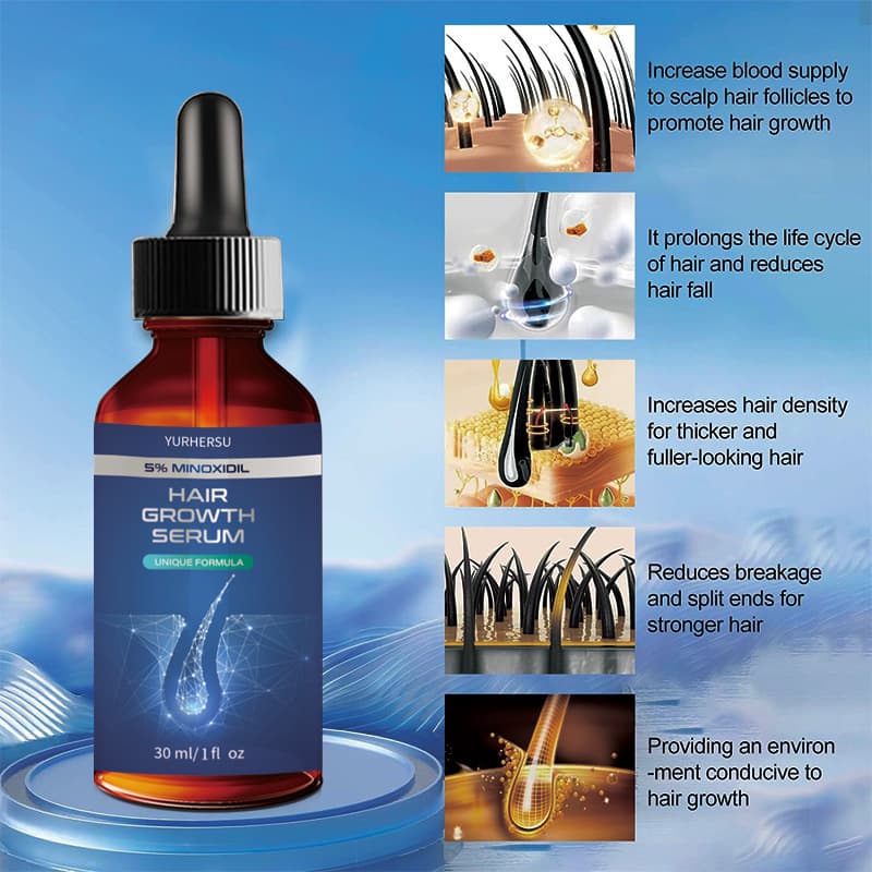 Cross-border Minoxidil Hair Growth Serum Anti-hair Loss Hair Growth Agent Hair Care Hair Growth Serum 2