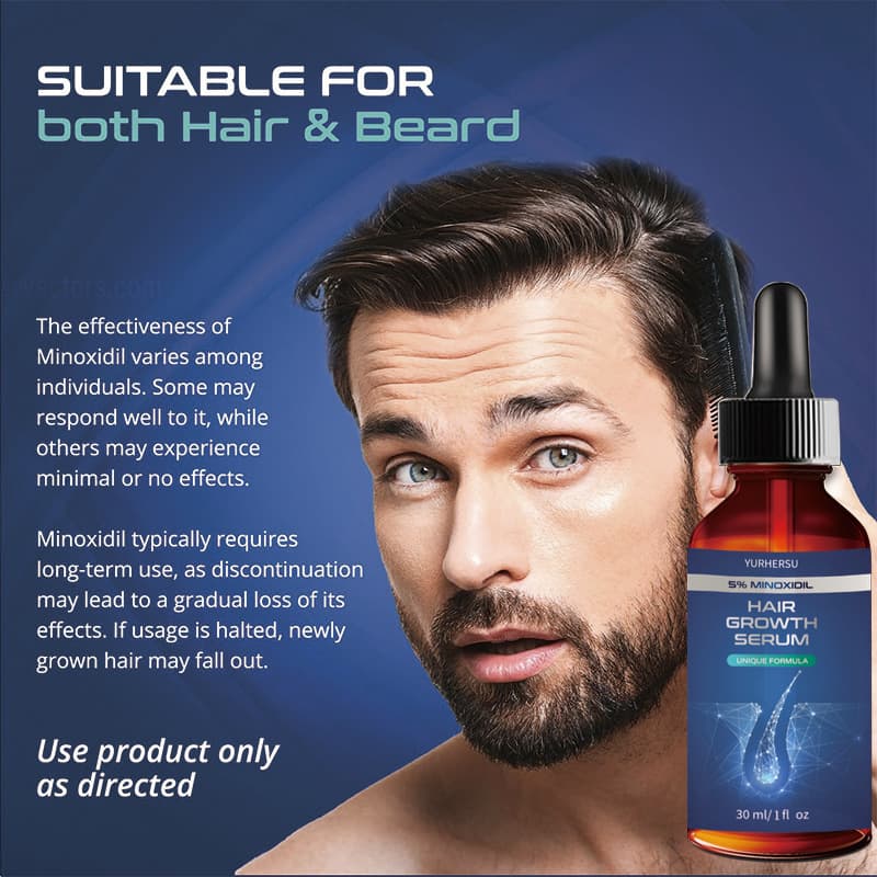 Cross-border Minoxidil Hair Growth Serum Anti-hair Loss Hair Growth Agent Hair Care Hair Growth Serum 3