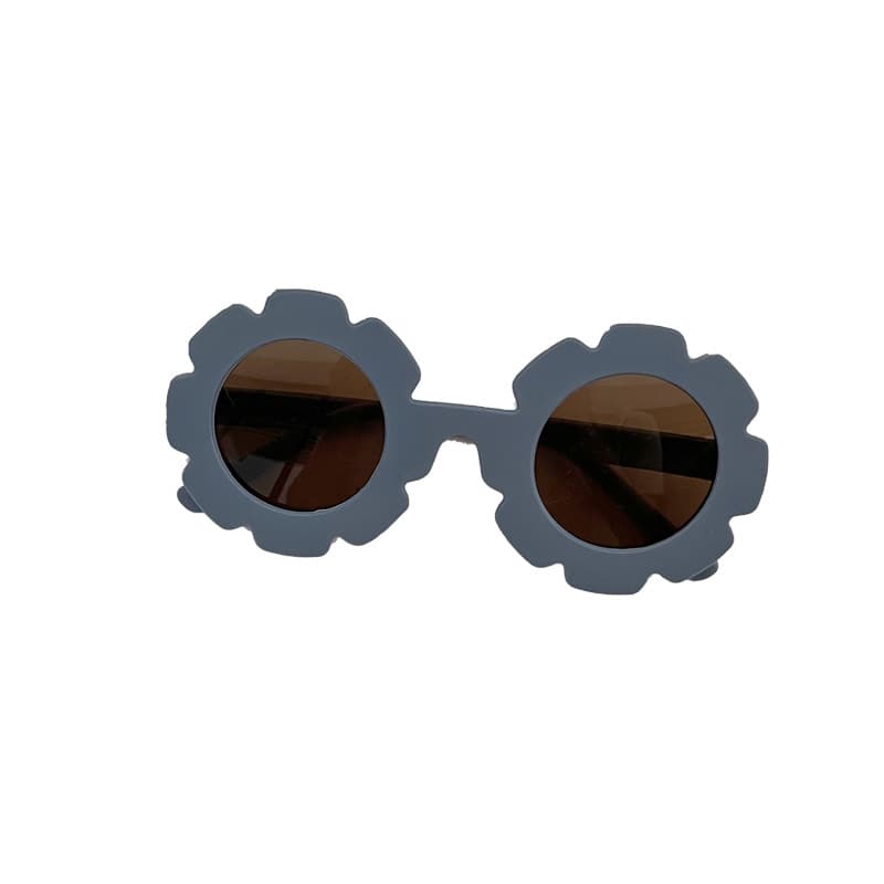 Brand children's retro matte glasses solar-powered, sunglasses 5