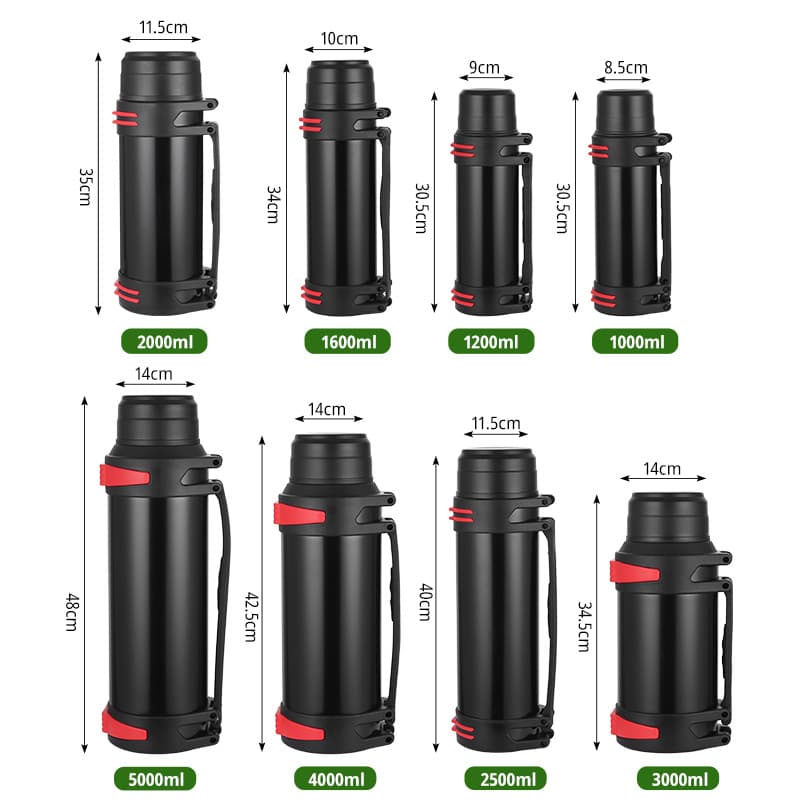 Capacious thermos stainless steel for traveling, teapot, 304 volume, Birthday gift 4
