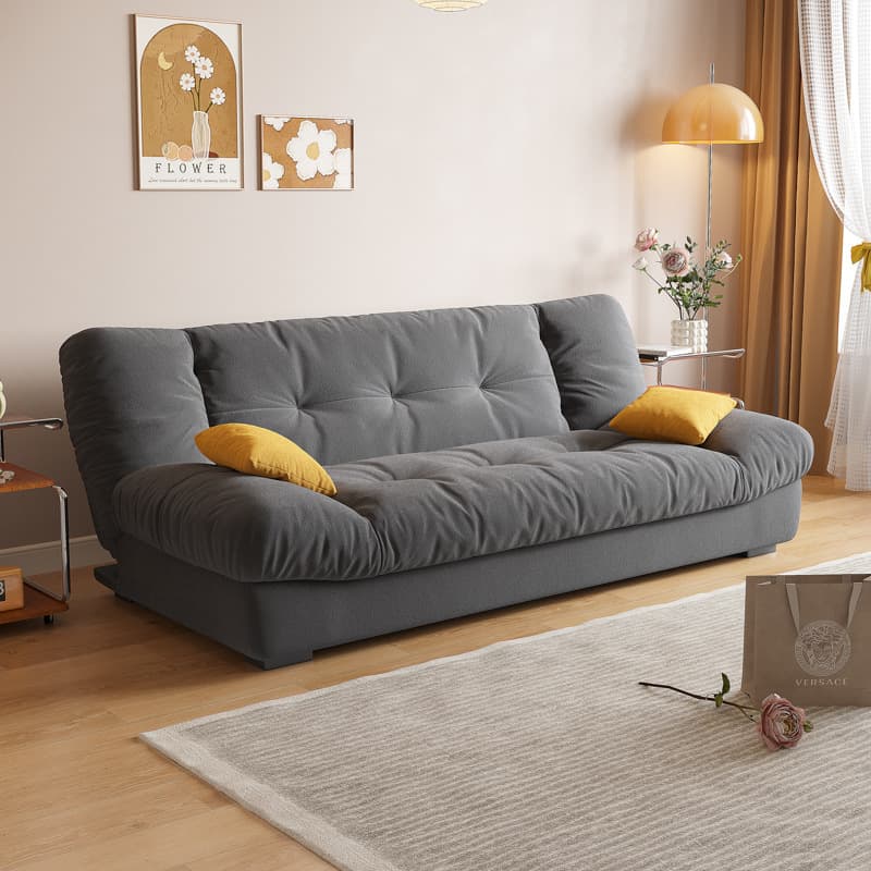 Foldable universal modern and minimalistic cream sofa, cloud 4