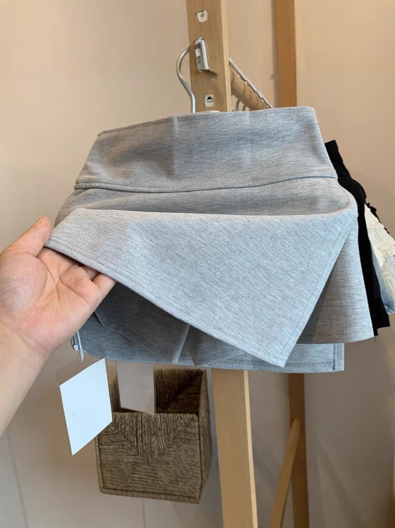 Skirt for yoga, sports protective underware, trend of season, high waist