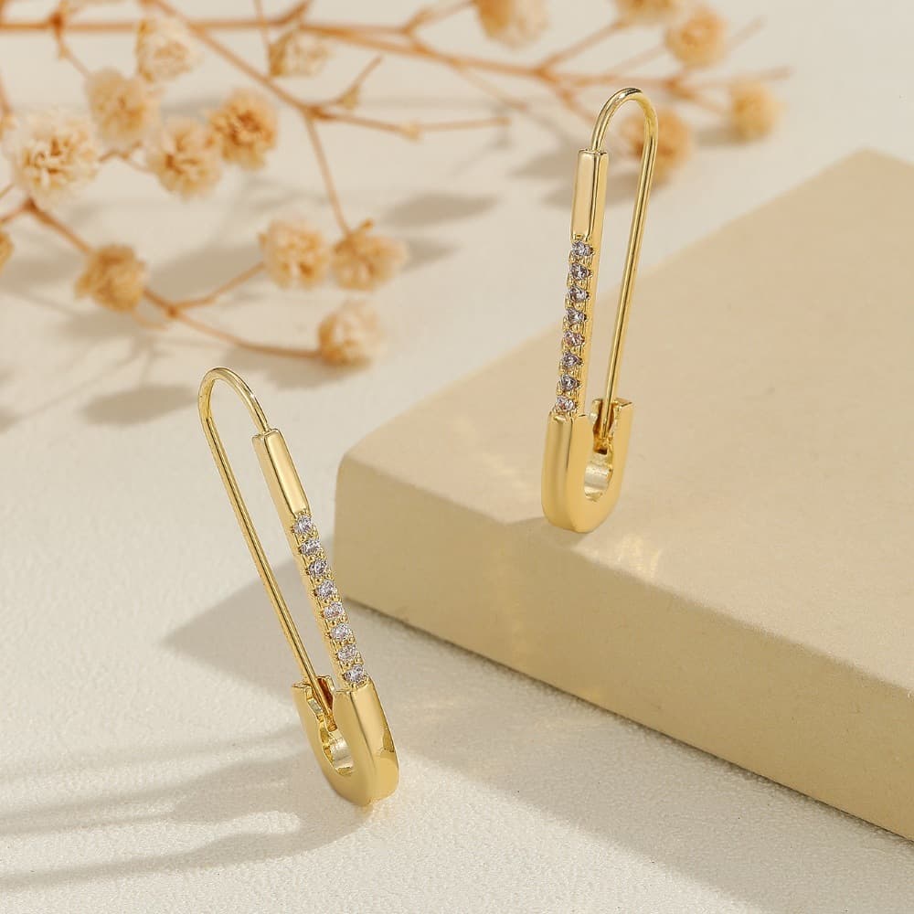 (Cross-border trading), pin, universal earrings, 2025 years, simple and elegant design, style 3