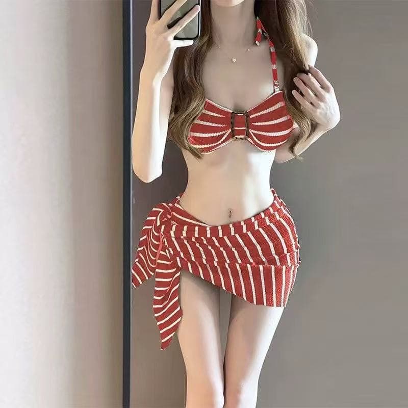 Sexy swimwear, split set for swimming, 3 piece set, high-quality style 2