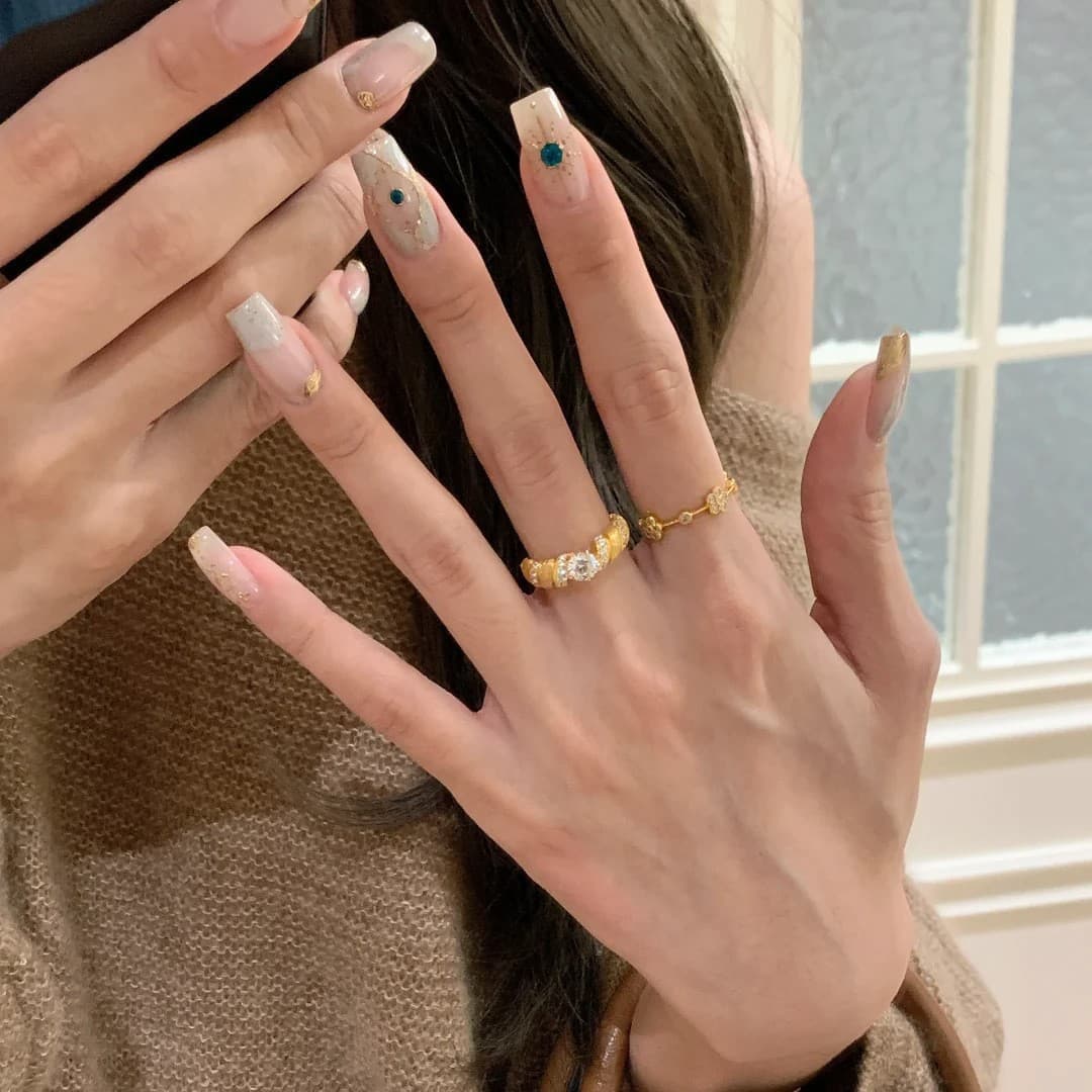 Retro matte wedding ring with pigtail, Italy, high-quality style 4