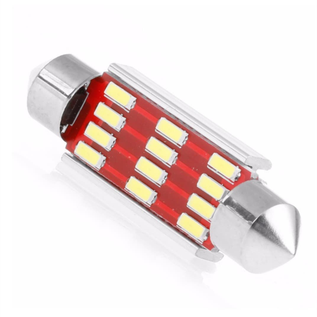 Car roof light car light led double tip light decoding canbus36MM401412SMD license plate light indoor light 5