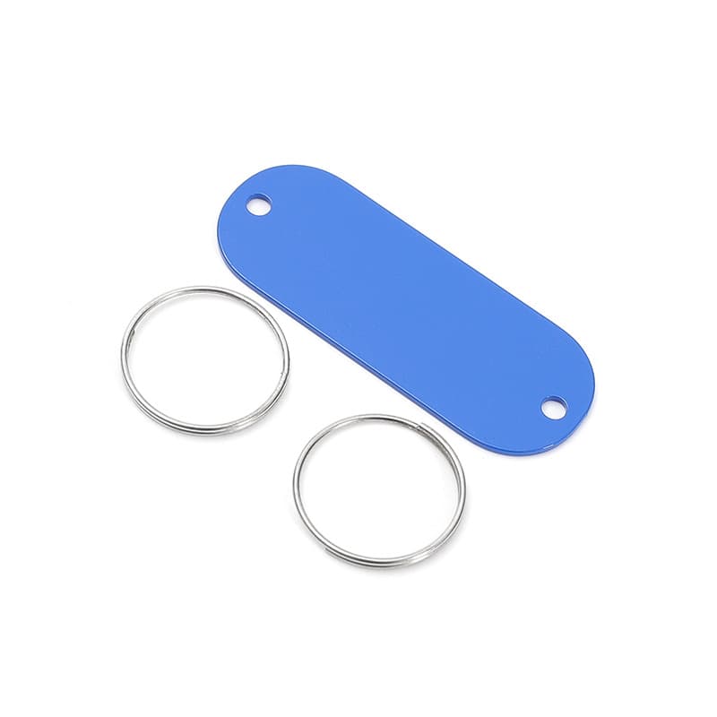 Stainless steel oblong color dog brand cat pet anti-lost brand DIYlogo stainless steel color sticker 5