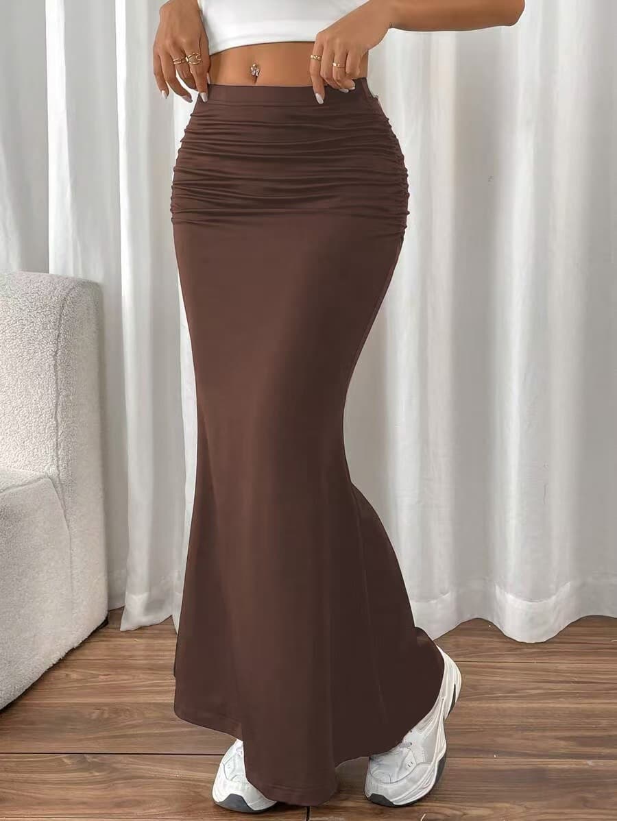 (Cross-border trading), summer sexy knitted skirt, European style, slim fit, "fish tail" cut