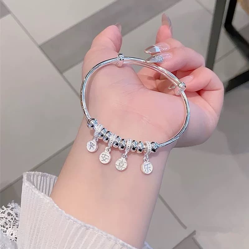 Protective amulet, universal fashionable one bead bracelet for friend
