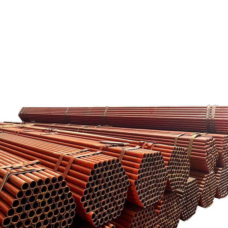 Red and white paint shelf pipe manufacturer Construction engineering safety bracket build 6 meters q235b galvanized shelf pipe spot stock 5