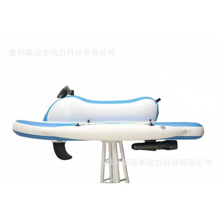 Water inflatable jet ski with electric power brushed material thickened wear-resistant, super buoyancy, underwater thruster power 3