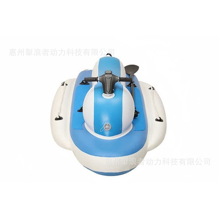 Water inflatable jet ski with electric power brushed material thickened wear-resistant, super buoyancy, underwater thruster power 5