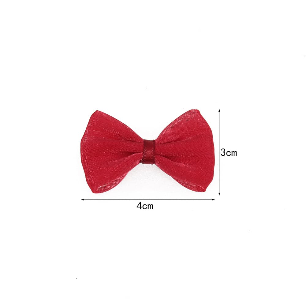 Trend accessories with bow, glossy bag, bow tie, hair accessory, DIY 5