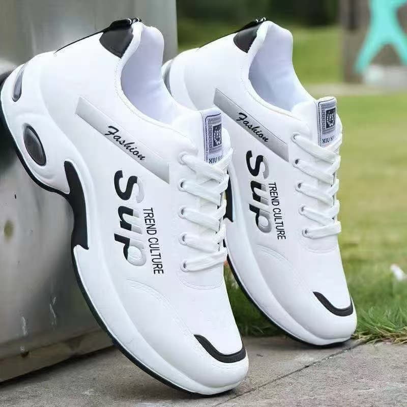 (Cross-border trading), (Wholesale), fashionable casual universal running sneakers for students for leisure, white sneakers, city style 2