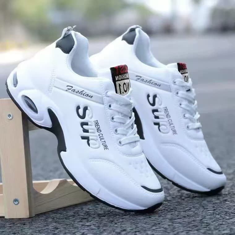 (Cross-border trading), (Wholesale), fashionable casual universal running sneakers for students for leisure, white sneakers, city style 4