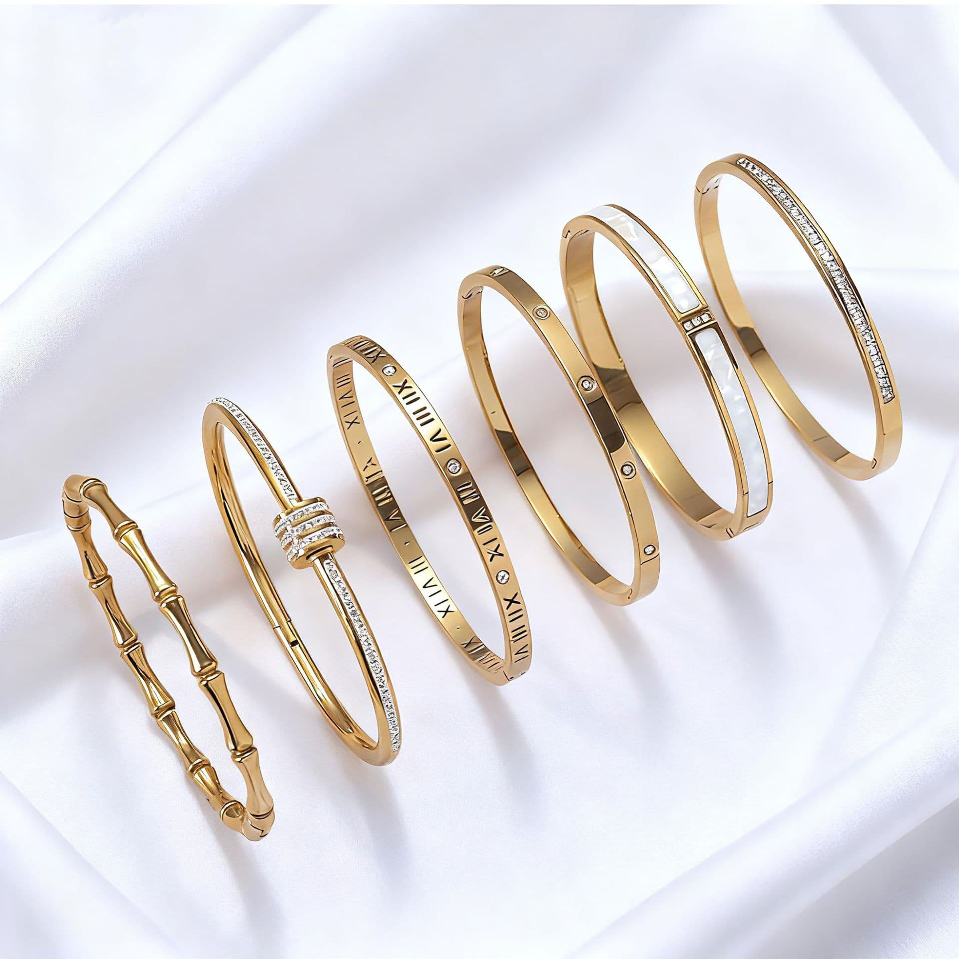 (Cross-border trading), fashionable trend women's bracelet, design elegant retro jewelry stainless steel, accessory, simple and elegant design 4