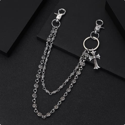 Europe and America Crodo Elements Pants Chain Bag Hanging Chain Sword Round Bead Cross Waist Chain Lobster Buckle Jeans Chain 2