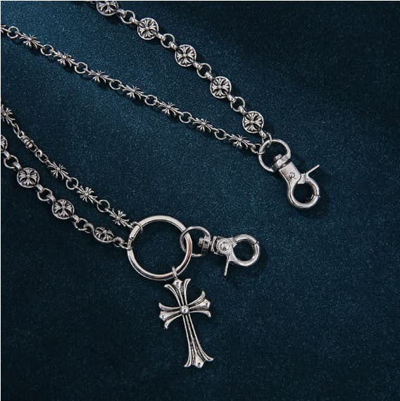 Europe and America Crodo Elements Pants Chain Bag Hanging Chain Sword Round Bead Cross Waist Chain Lobster Buckle Jeans Chain 4