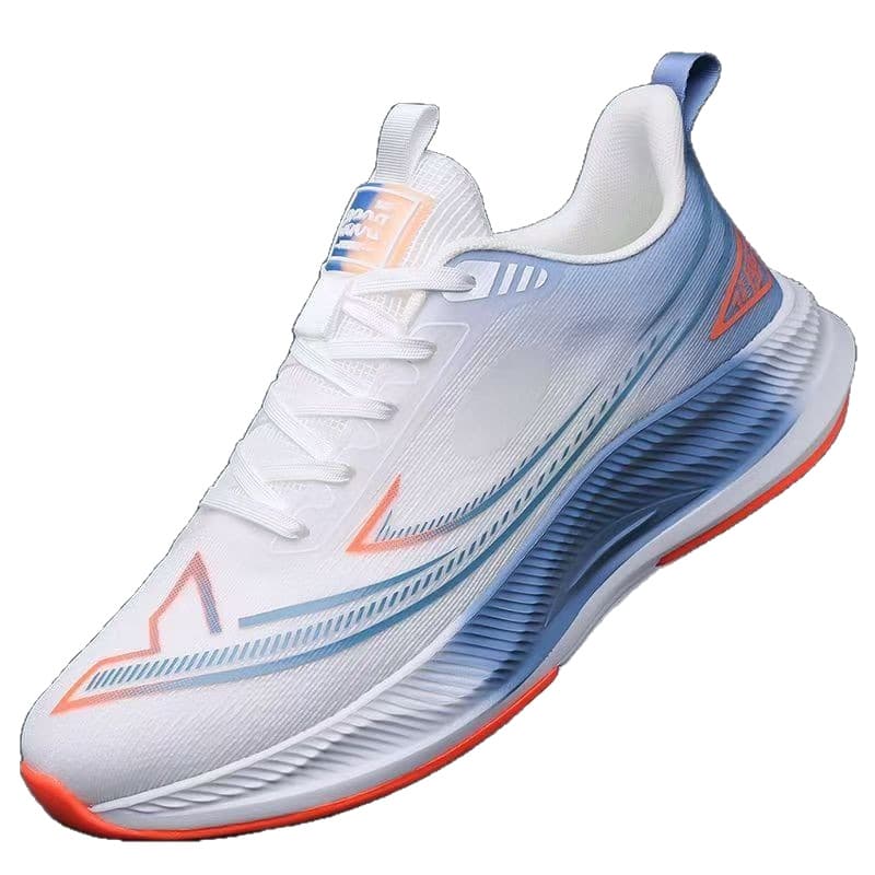 Men's shoes, summer breathable mesh sneakers, fashionable casual shoes, thick soles, lightweight non-slip sneakers, men's running shoes 5