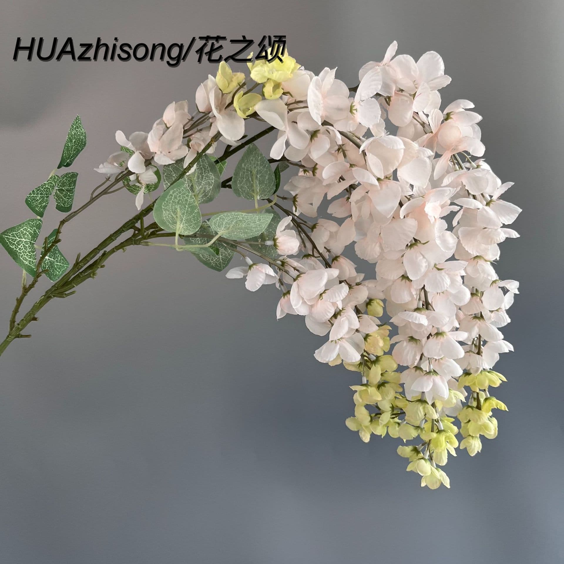 Simulated bouquet Wisteria Arbor Tofu Artificial Flowers Hanging Ceiling Wall-mounted Home Decoration Wedding Fake Bouquet 4