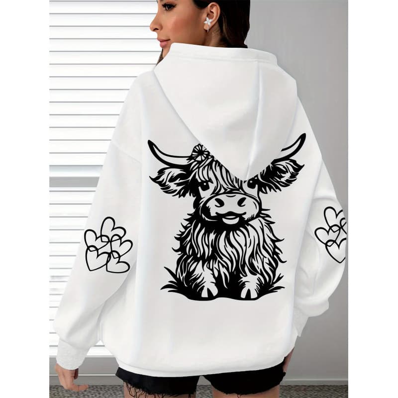 Big comfortable hoody, design soft long-sleeve 4