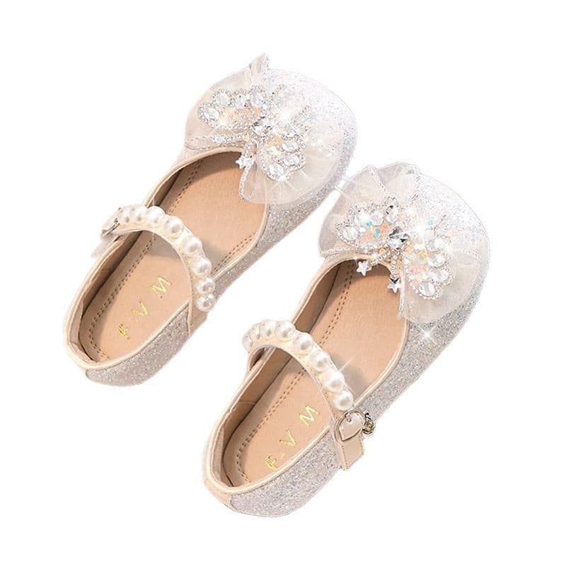Children's autumn shiny shoes with rhinestones, princess style, Spring/Fall 2026 model 5