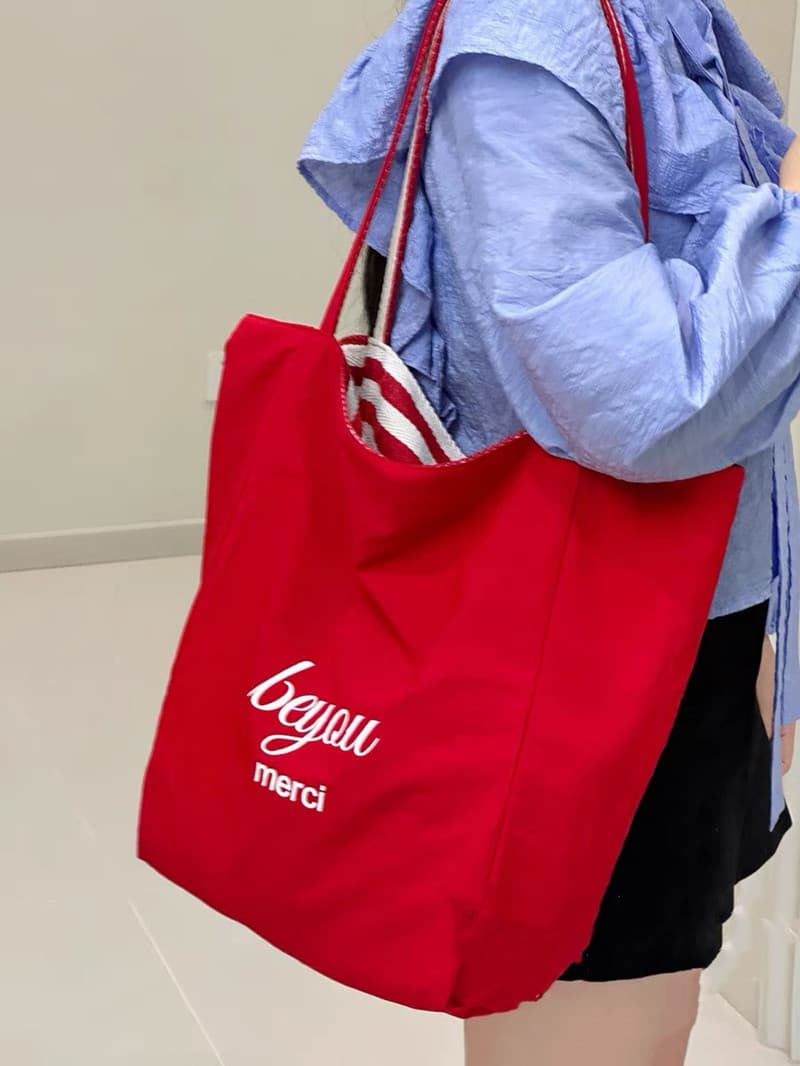 Shopping bag, brand capacious one-shoulder bag, Korean style 3