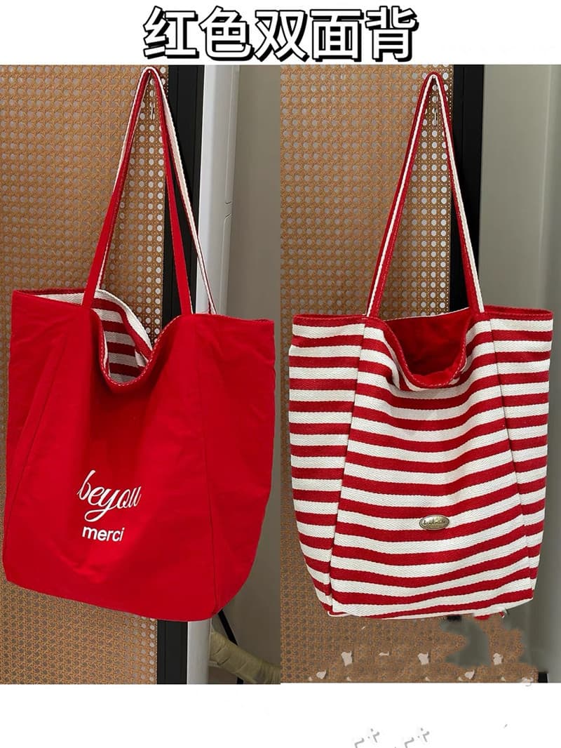 Shopping bag, brand capacious one-shoulder bag, Korean style 4