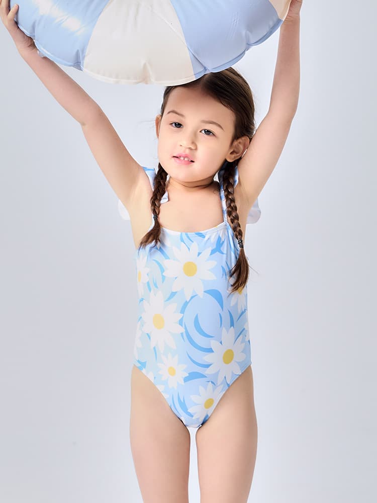Fresh split swimwear, uniform, set, floral print 4
