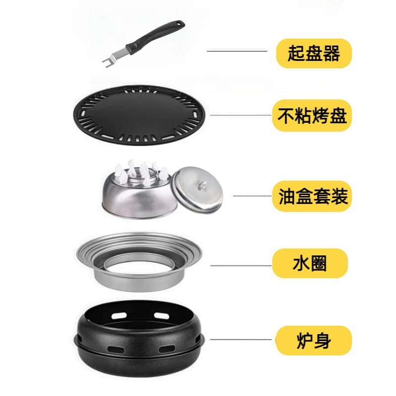 Barbecue grill commercial barbecue shop carbon grill home user peripheral stove tea cooking vegetable oil grill grill national trend 2