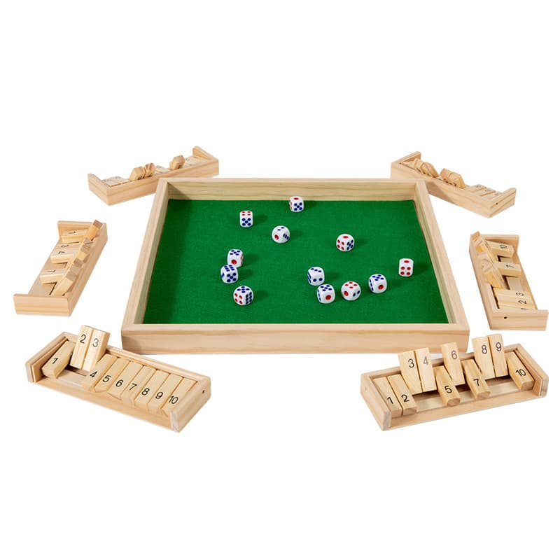 Cross-border new product Farkle Dice Game Dice Puzzle Board Wooden Toy Game 4