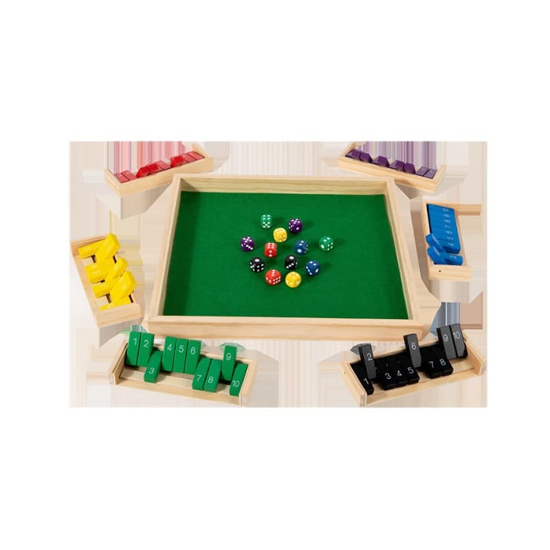 Cross-border new product Farkle Dice Game Dice Puzzle Board Wooden Toy Game 5