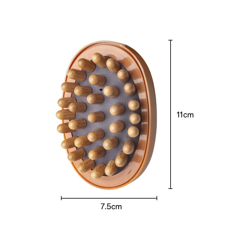 Meridian Brushing Belly Massager Body Unblocking Brushing Beech Scraping Massage Artifact Meridian Brushing Massage Comb 4