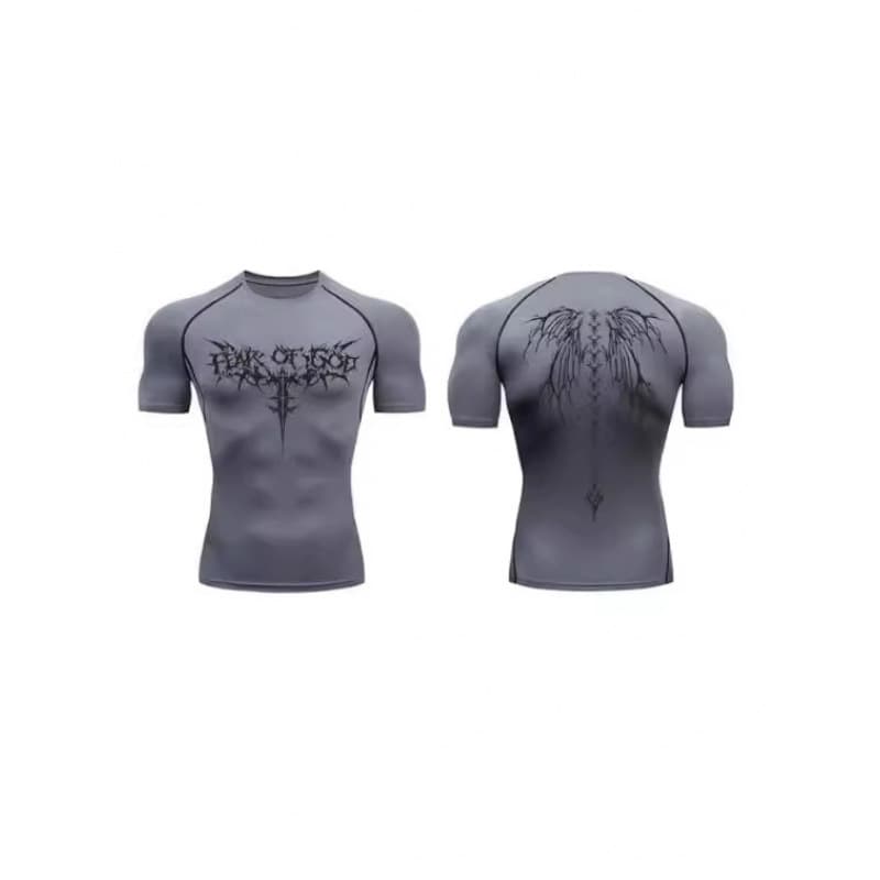 Summer shirt for gym, quick dry elastic underwear 3