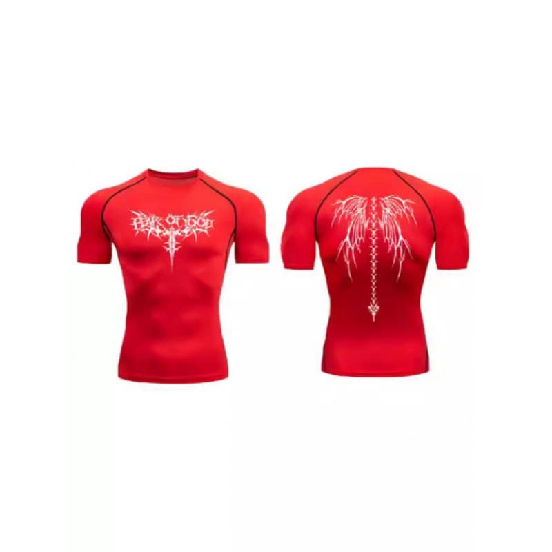 Summer shirt for gym, quick dry elastic underwear 5