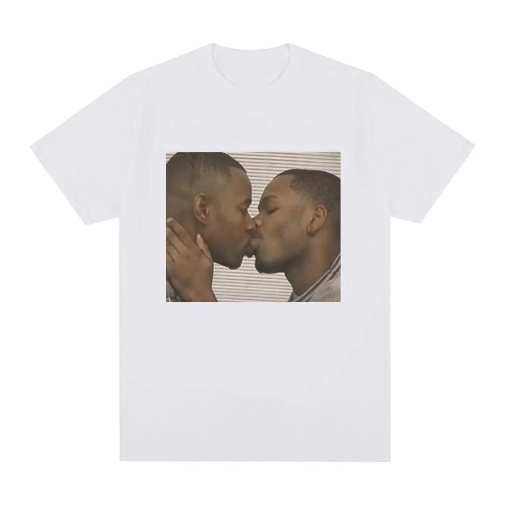 Men's fashionable retro short sleeve T-shirt hip-hop style for leisure, oversize 5