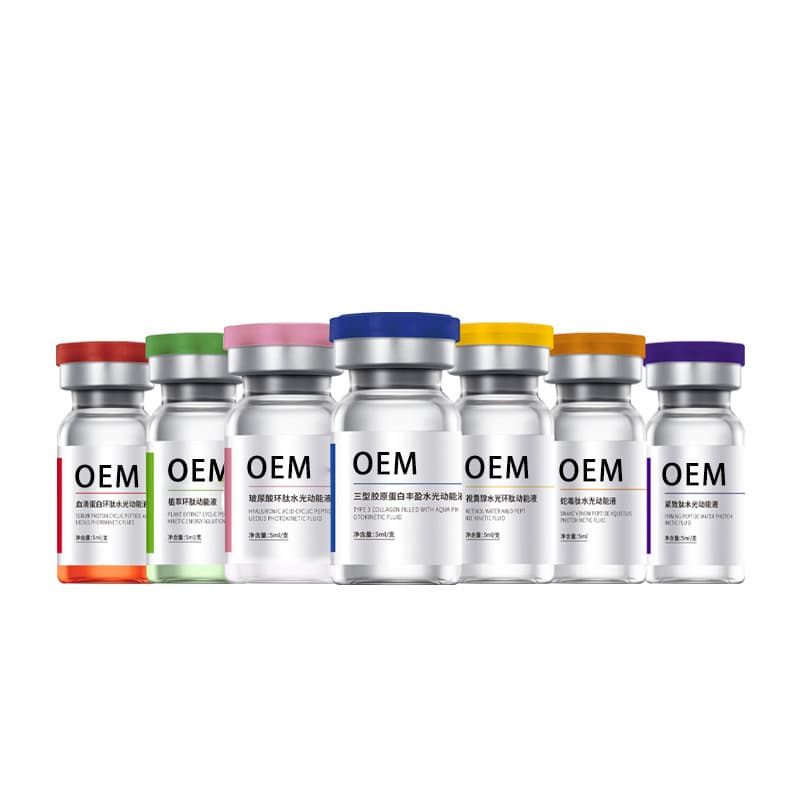 Smoothing cosmetic serum with hyaluronic acid for face, intense hydration, for beauty salons 5