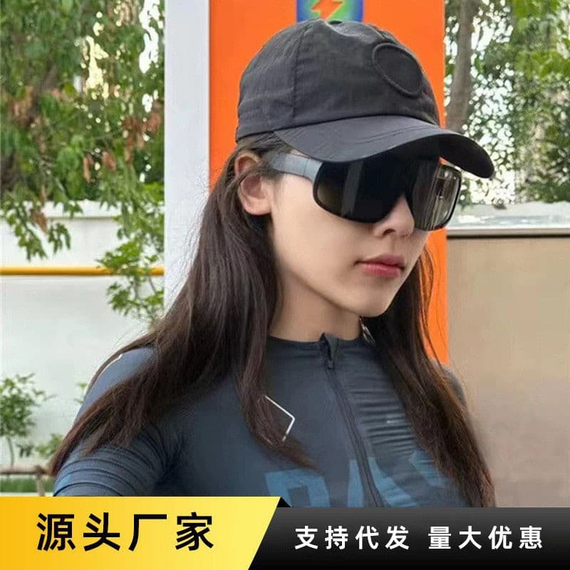 Travel windproof glasses solar-powered for men and women, American style 2