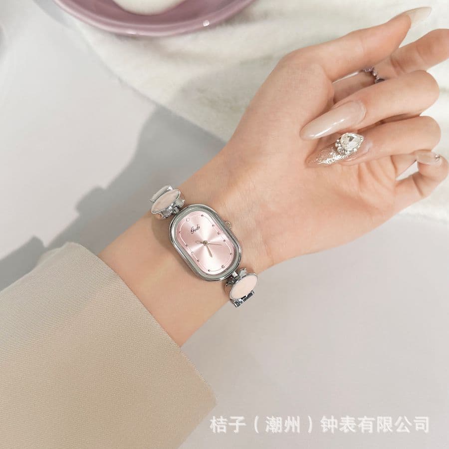 Guodi Fuchsia Quartz Waterproof Watch - Light Luxury Design 5